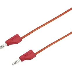 Voltcraft Testeur De Tension-Cordon de mesure ultra-flexible 4 mm banane mâle - 10 A, accessoire de mesure pour électricien, garantie 3 ans.