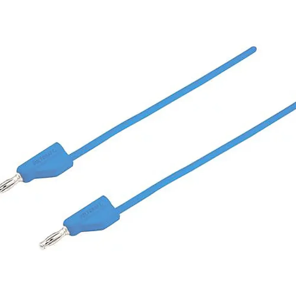 Voltcraft Testeur De Tension-Cordon de mesure ultra-flexible 4 mm banane mâle - 10 A, accessoire de mesure pour électricien, garantie 3 ans.
