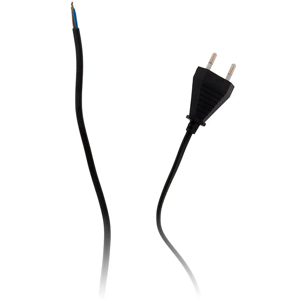 Zenitech Câble, Fil Et Cordon D'Alimentation-Cordon + interrupteur luminaire 1,5m - Noir -