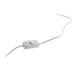 Zenitech Câble, Fil Et Cordon D'Alimentation-Cordon + interrupteur luminaire 1,5m - Blanc -