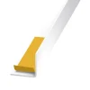 CQFD Cornière-Cornière adhésive PVC blanc 15 x 15 mm, 2,5 m