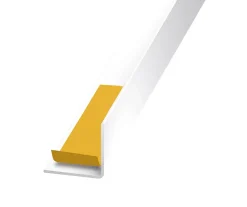 CQFD Cornière-Cornière adhésive PVC blanc 15 x 15 mm, 2,5 m