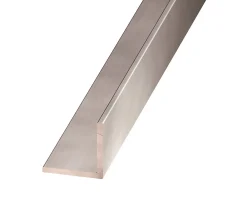 Cornière-Cornière alu anodisé coloris inox 30 x 30 mm, 2 m