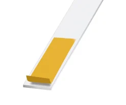 CQFD Cornière aluminium blanc auto-adhésive 20 x 20 mm, 1.30 m