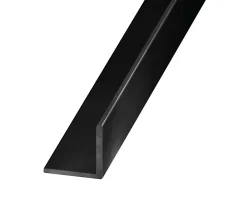 Cornière-Cornière aluminium brossé noir 10 x 10 mm, 2,5 m