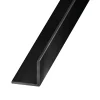 Cornière-Cornière aluminium brossé noir 15 x 15 mm, 2,5 m