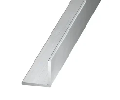 Cornière aluminium brut 60 x 60 mm Ep. 2 mm, 2,5 m