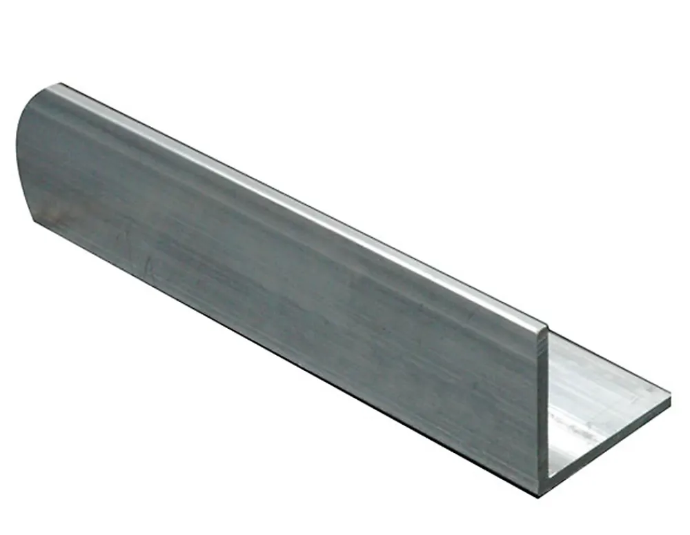 Cornière-Cornière aluminium brut 20 x 20 mm, 1 m