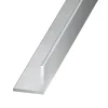 CQFD Cornière aluminium brut 50 x 50 x 2 mm, 2,50 m