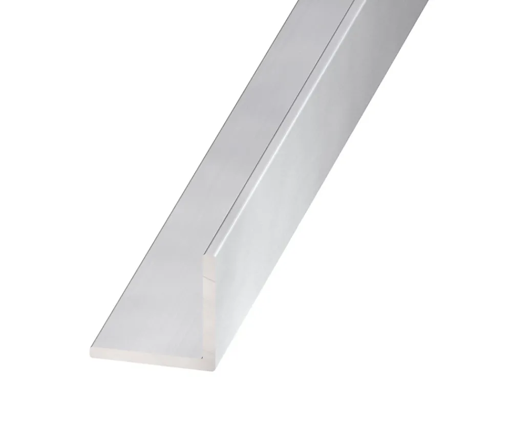 Cornière égale alu anodisé incolore 30 x 30 mm, 1 m