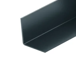 CQFD Cornière égale aluminium anthracite 25 x 25mm, L. 2,5 m