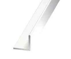 CQFD Cornière égale aluminium laqué blanc 25 x 25 mm, 2 m