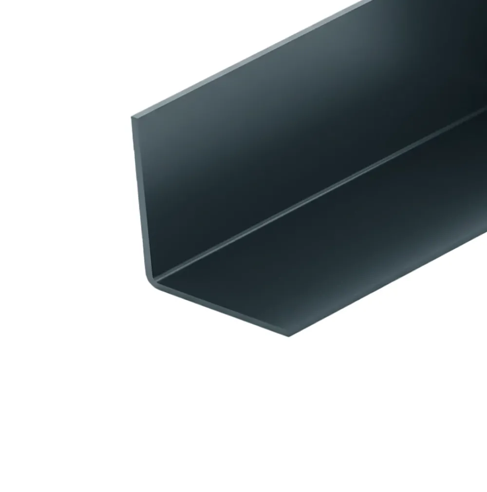 CQFD Cornière égale PVC anthracite 20 x 20mm, L. 2,6 m