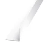 Cornière-Cornière égale PVC blanc 20 x 20 mm. Longueur 2 m