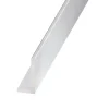 Cornière inégale alu anodisé incolore 40 x 20 mm, 1 m