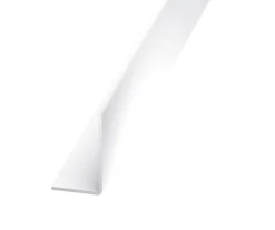 Cornière inégale PVC blanc 10 x 20 mm, 1 m