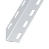 CQFD Cornière-Cornière perforée acier galvanisé 38 x 38 mm, 2 m