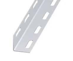 CQFD Cornière-Cornière perforée acier galvanisé 38 x 38 mm, 2 m