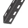 CQFD Cornière perforée acier laqué 38 x 38 mm, 2 m