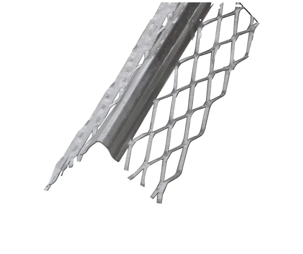 CQFD Cornière-Cornière plâtrière acier galvanisé 32 x 32 mm, 2 m