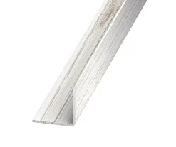 Cornière-Cornière PVC blanchi 30 x 30 m, 2,5 m