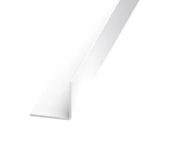 Cornière-Cornière PVC blanc 60 x 60 mm, 2,5 m