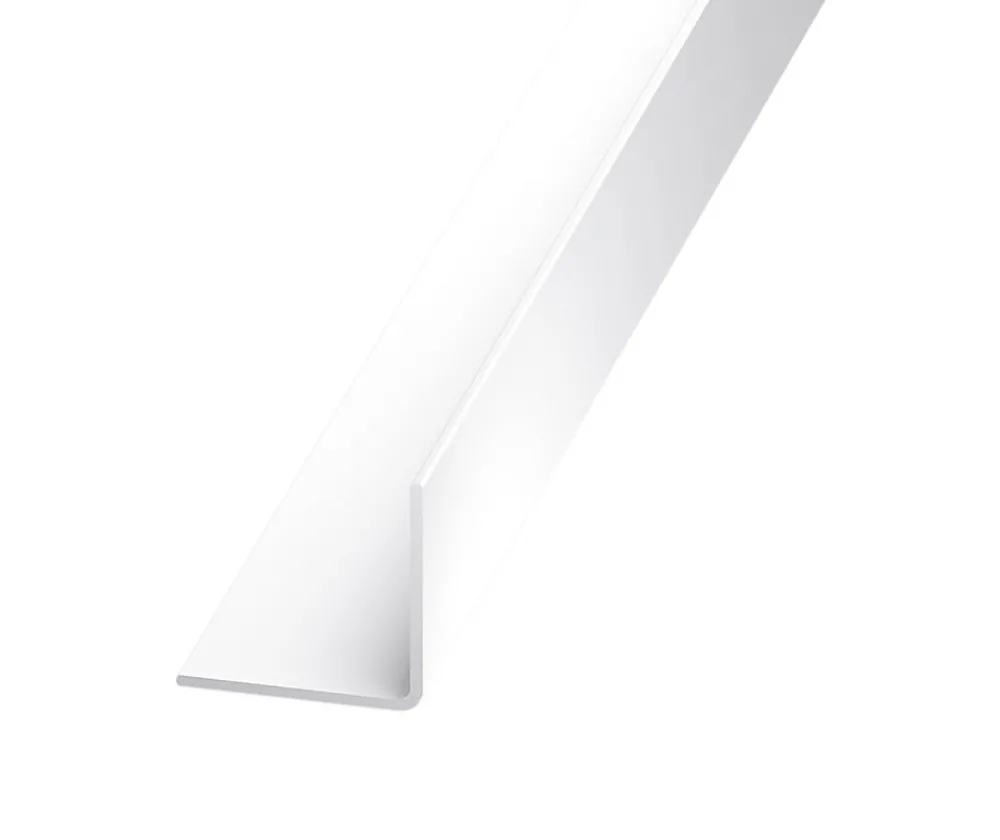 CQFD Cornière-Cornière PVC blanc 25 x 25 mm, 2,5 m