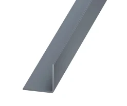 Cornière-Cornière PVC gris titane 20 x 20 mm, 2 m