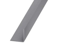 CQFD Cornière-Cornière PVC gris 20 x 20 mm, 2,5 m