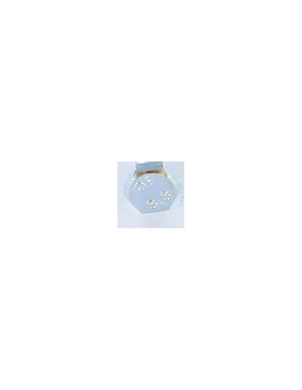 Vis Express Boulon-Corps de boulon filetage partiel Tête hexagonale TH M5X80 Classe 8.8 Acier zingué blanc - 1 pièce