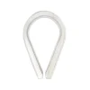 Diall Accessoire De Corde, Câble Et Chaîne-Cosse-coeur inox pour câble Ø. 4 mm vendue par 2