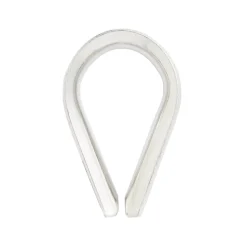 Diall Accessoire De Corde, Câble Et Chaîne-Cosse-coeur inox pour câble Ø. 4 mm vendue par 2