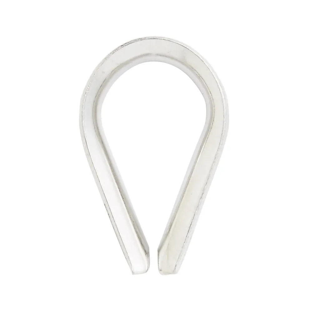 Diall Accessoire De Corde, Câble Et Chaîne-Cosse-coeur inox pour câble Ø. 4 mm vendue par 2