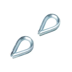 Diall Accessoire De Corde, Câble Et Chaîne-Cosse-coeur pour câble Ø. 4 mm vendue par 2