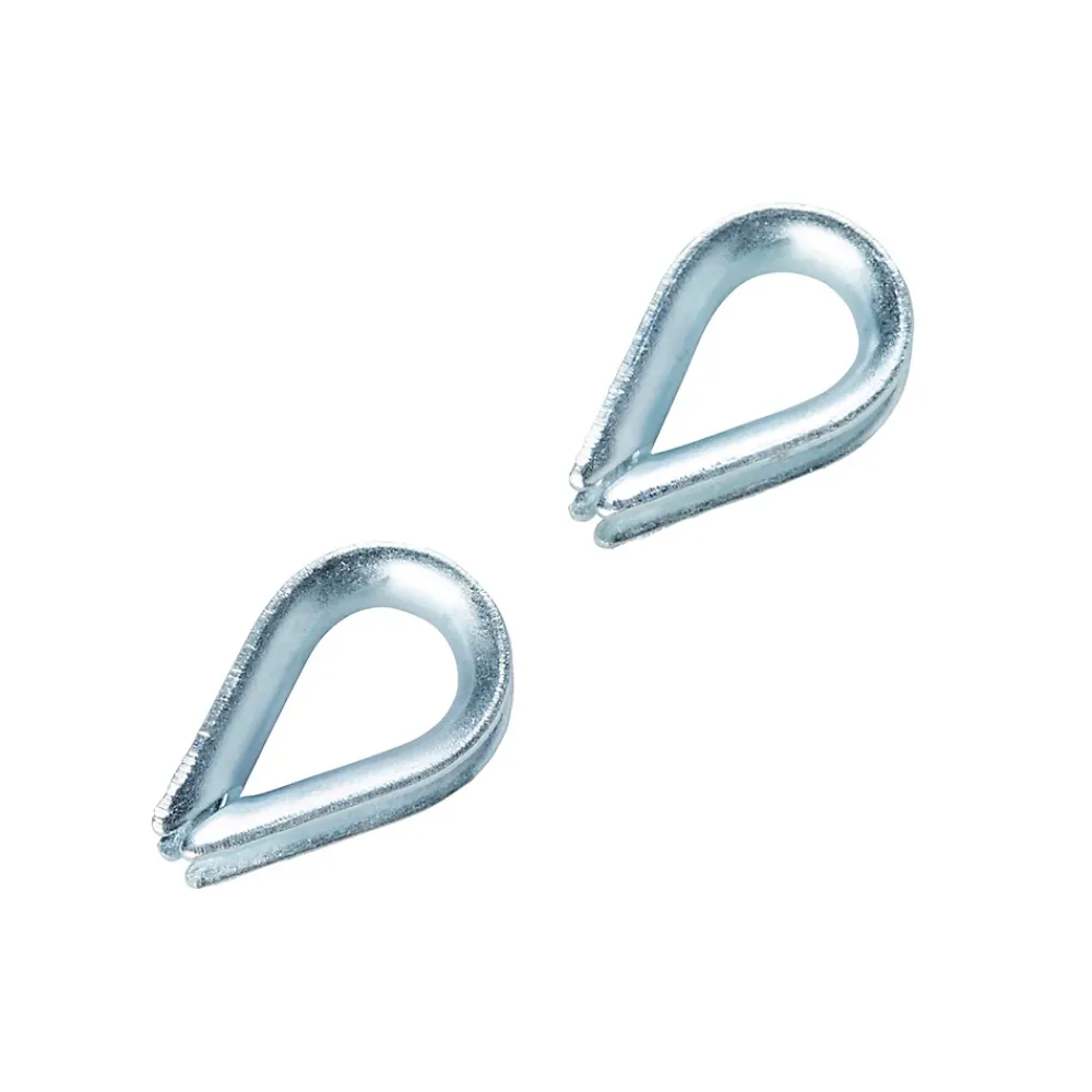 Diall Accessoire De Corde, Câble Et Chaîne-Cosse-coeur pour câble Ø. 4 mm vendue par 2