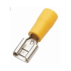 Lem Select Fixation Et Raccordement Du Câble-Cosse électrique femelle plate isolée 9,8 mm jaune (Lot de 20)