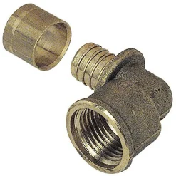 Garis Tube Et Raccord Per-Coude femelle fixe et raccord à glissement PER D12 3/8'' - - 2307-12-12