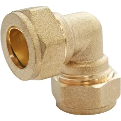 Somatherm for you Tube Et Raccord Cuivre-Coude égal bicône à bague laiton pour tube cuivre Ø14