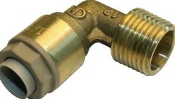 Comap Raccord À Visser-Coude 92 mâle à visser - Mâle : 15x21 Tube cuivre diam : ext. : 14