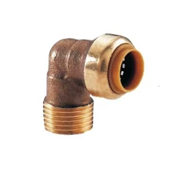 Comap Raccord À Visser-Coude 92 mâle à visser - Mâle : 15x21 Tube cuivre diam : ext. : 14