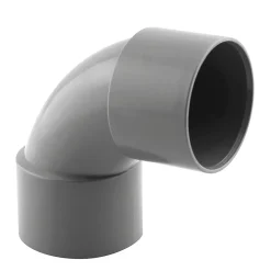 Fitt Coude pvc femelle femelle gris 87° ø40 mm