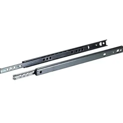 Compas, Coulisse Et Coulisseau-Coulisse billes fixation latérale Diall acier zingué L.347 mm
