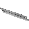 Coulisse galet fixation téléscopique Diall acier blanc L.450 x ép.12 mm