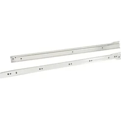 Compas, Coulisse Et Coulisseau-Coulisse galets Diall blanc L.550 x ép.1 mm