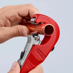 Knipex Coupe tube acier inoxydable Ø35 mm rouge et bleu