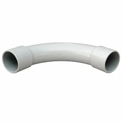 Diall Fixation Et Raccordement Du Câble-2 courbes pour raccordement gris ø16 mm