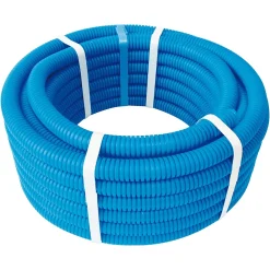 Somatherm for you Tube Et Raccord Per-Couronne PER prégainé bleu Ø12 longueur 25 mètres