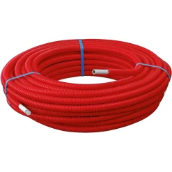 Somatherm for you Tube Et Raccord Multicouche-Couronne tube Multicouche prégainé rouge Ø16 longueur 25 mètres
