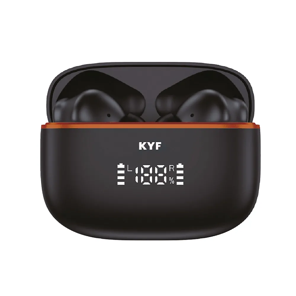 Kyf Enceinte, Écouteur Et Casque-Écouteurs Bluetooth réduction bruit ANC -45dB, ENC -40dB et boitier de charge