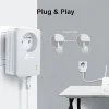 TP-Link Routeur Et Extension Wifi|Câble Et Connectique Réseau-CPL AV 600 Mbps avec prise intégrée